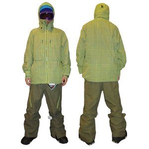 NEW $480 Burton AK 2L Gore-Tex Stagger Jacket! XL Green Plaid (Radiator Gingham)
